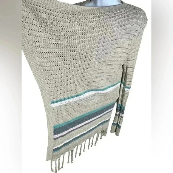 Aeropostale Bethany Mota Long Open Knit Cardigan, Size Medium - Picture 2 of 7